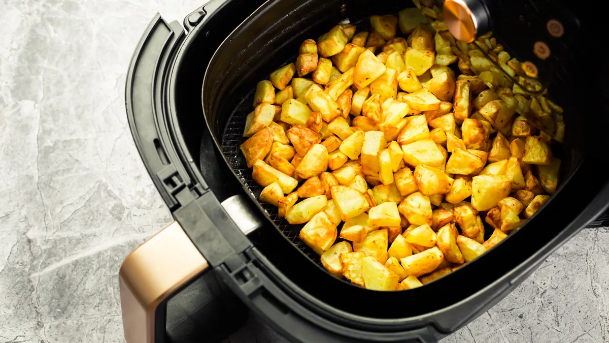 Patatas asadas en freidora de aire