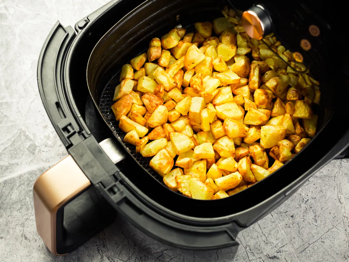 Patatas asadas en freidora de aire