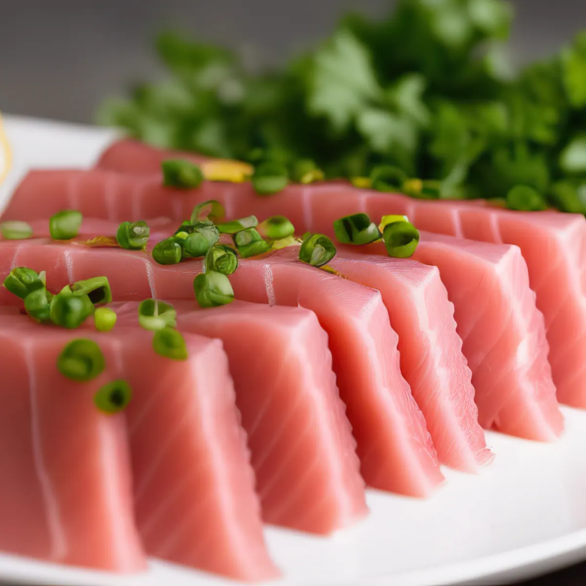 Sashimi de atún rojo