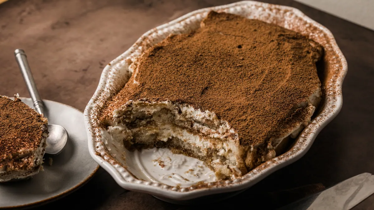 Tiramisú casero