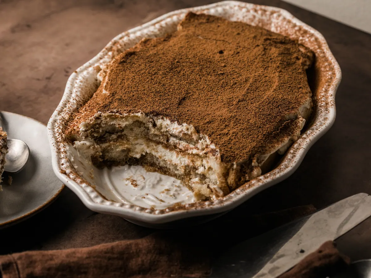 Tiramisú casero